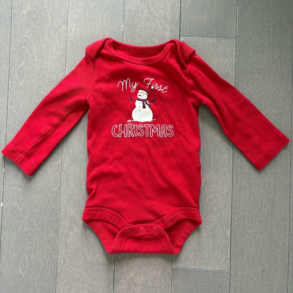 3/$20🌟 Joe Fresh ‘My First Christmas’ Bodysuit, 0-3M